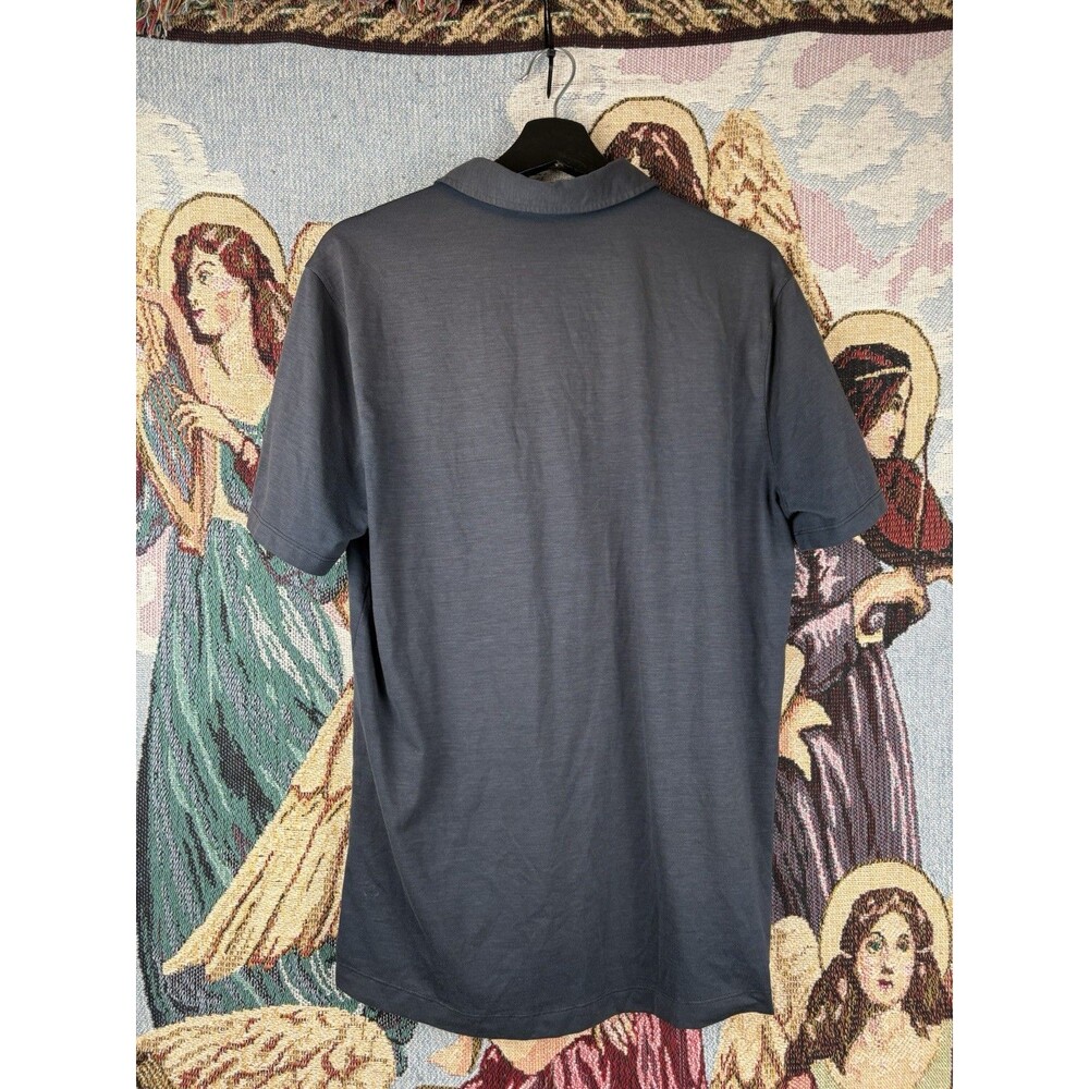 Lululemon Mens Evolution Polo Shirt Gray M Golf Performance Stretch Athletic - Picture 8 of 8